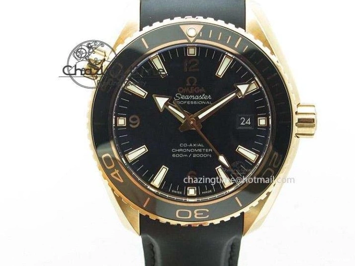 0521 Stretchable Seamaster Diver 300M ORF 1:1 Best Edition Black Ceramic Black Dial on Black Rubber Strap A 7794